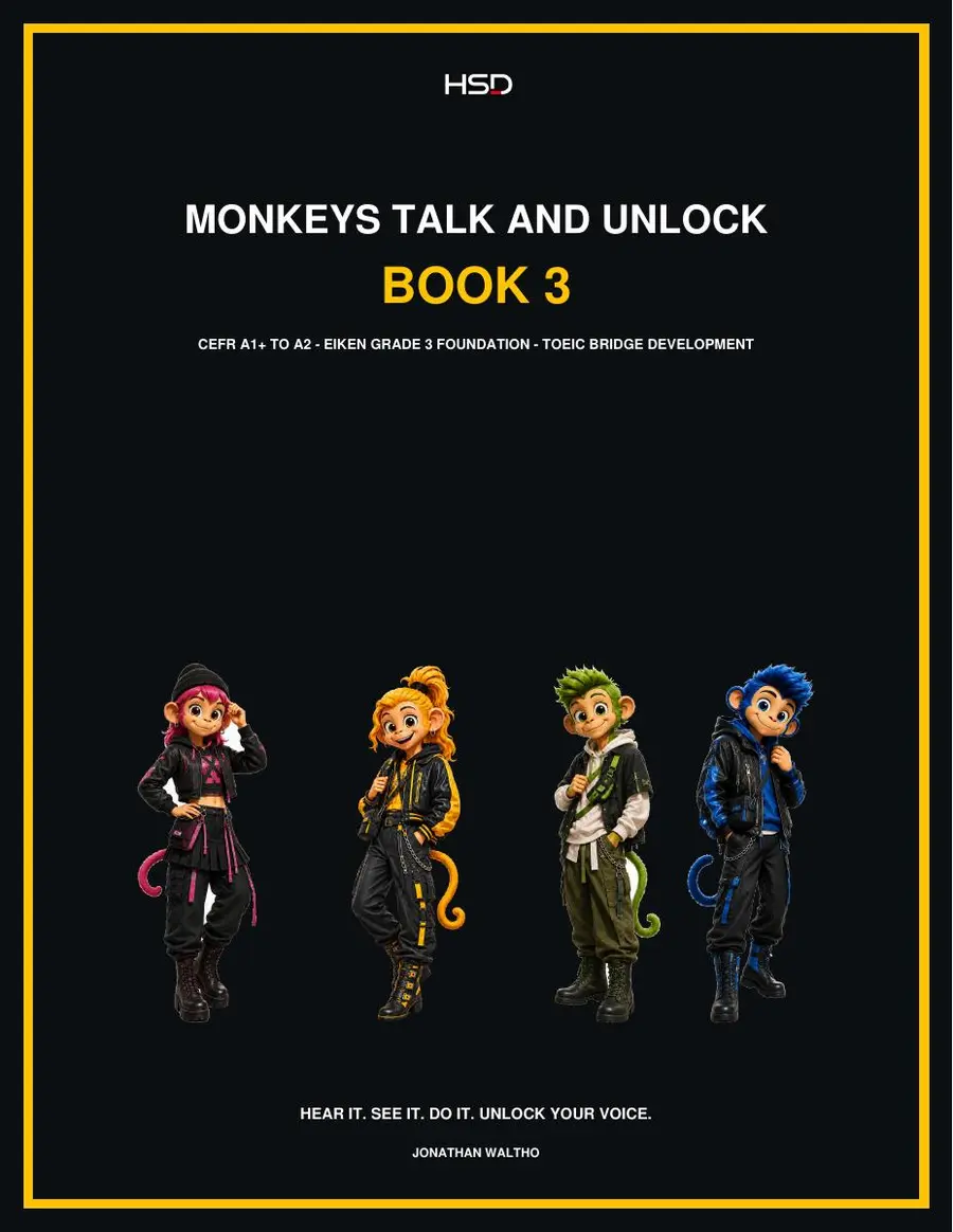 Monkeys Talk and Unlock Book 3 cover