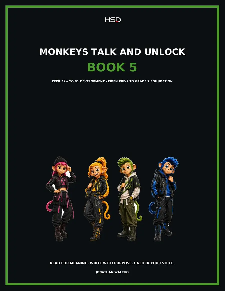 Monkeys Talk and Unlock Book 5 cover