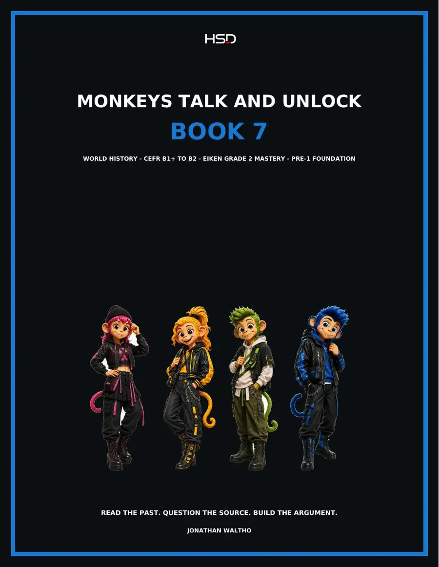 Monkeys Talk and Unlock Book 7 cover