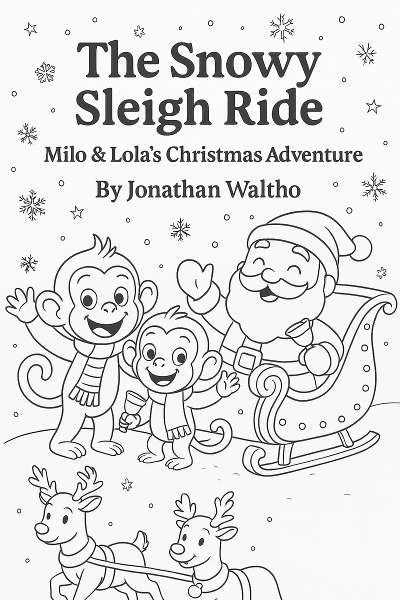 The Snowy Sleigh Ride children’s book cover