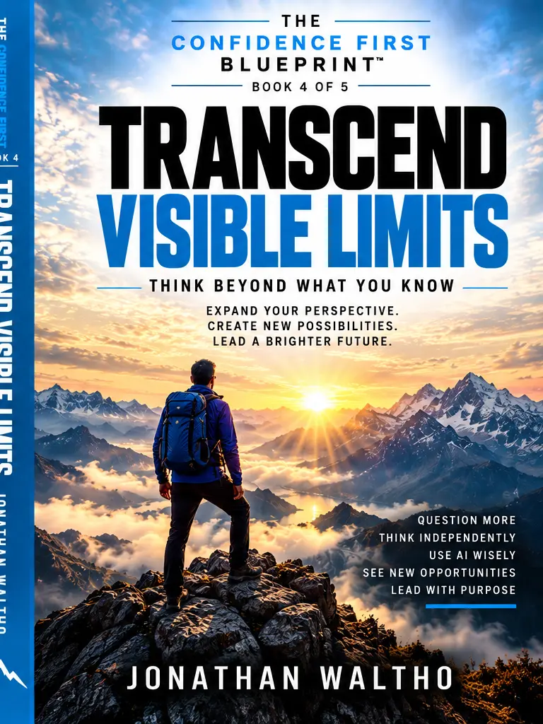Transcend Visible Limits book cover in blue
